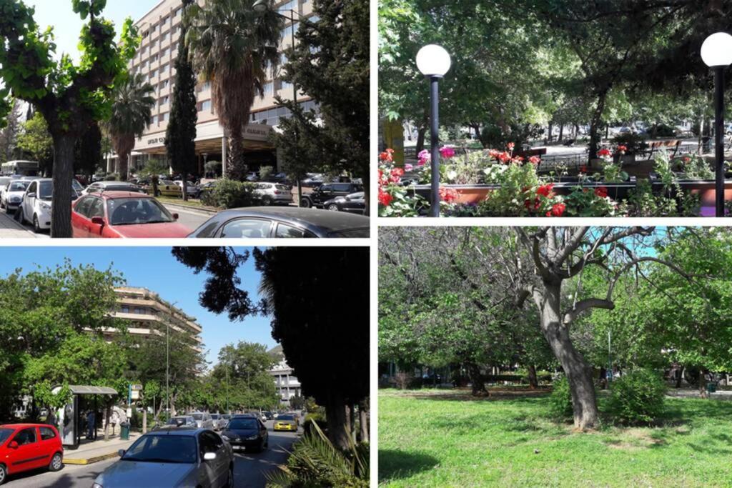 Ferienwohnung Elegant & Charming Apt. In The Hilton Area Athen Exterior foto